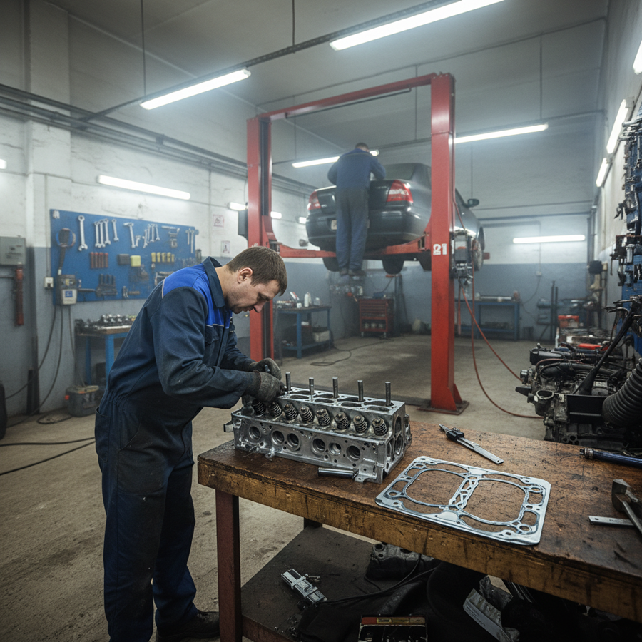 Ремонт головки блока цилиндров (ГБЦ) — шлифовка, клапаны, направляющие