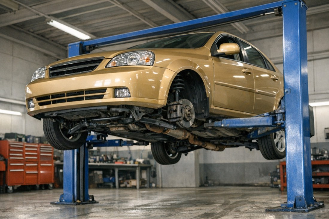 Chevrolet на подъёмнике — Авто-Сервис 52, Нижний Новгород