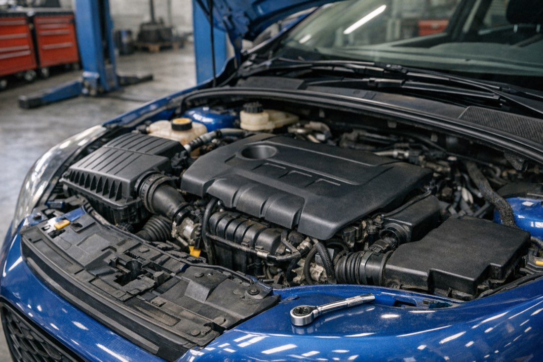 Подкапотное пространство Ford — обслуживание в сервисе