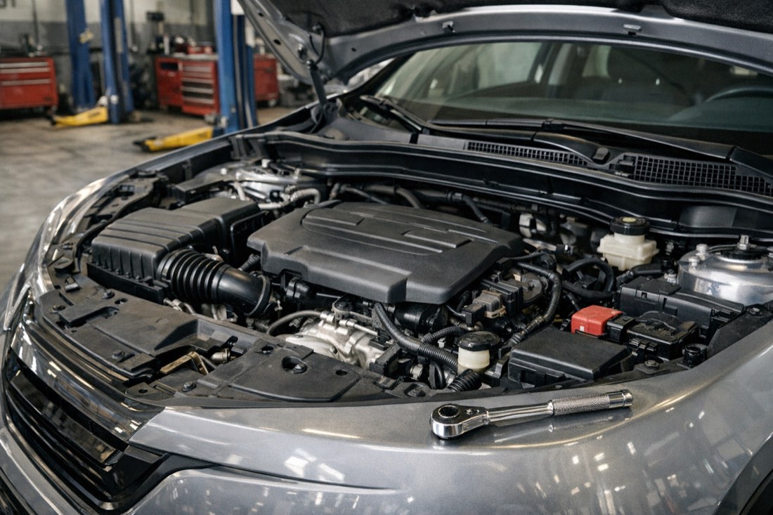 Подкапотное пространство Honda — обслуживание в сервисе