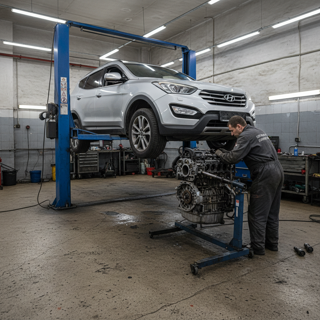 Замена цепи ГРМ Hyundai G4FA