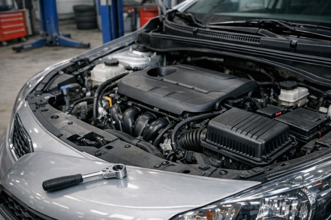 Подкапотное пространство LEXUS — обслуживание в сервисе