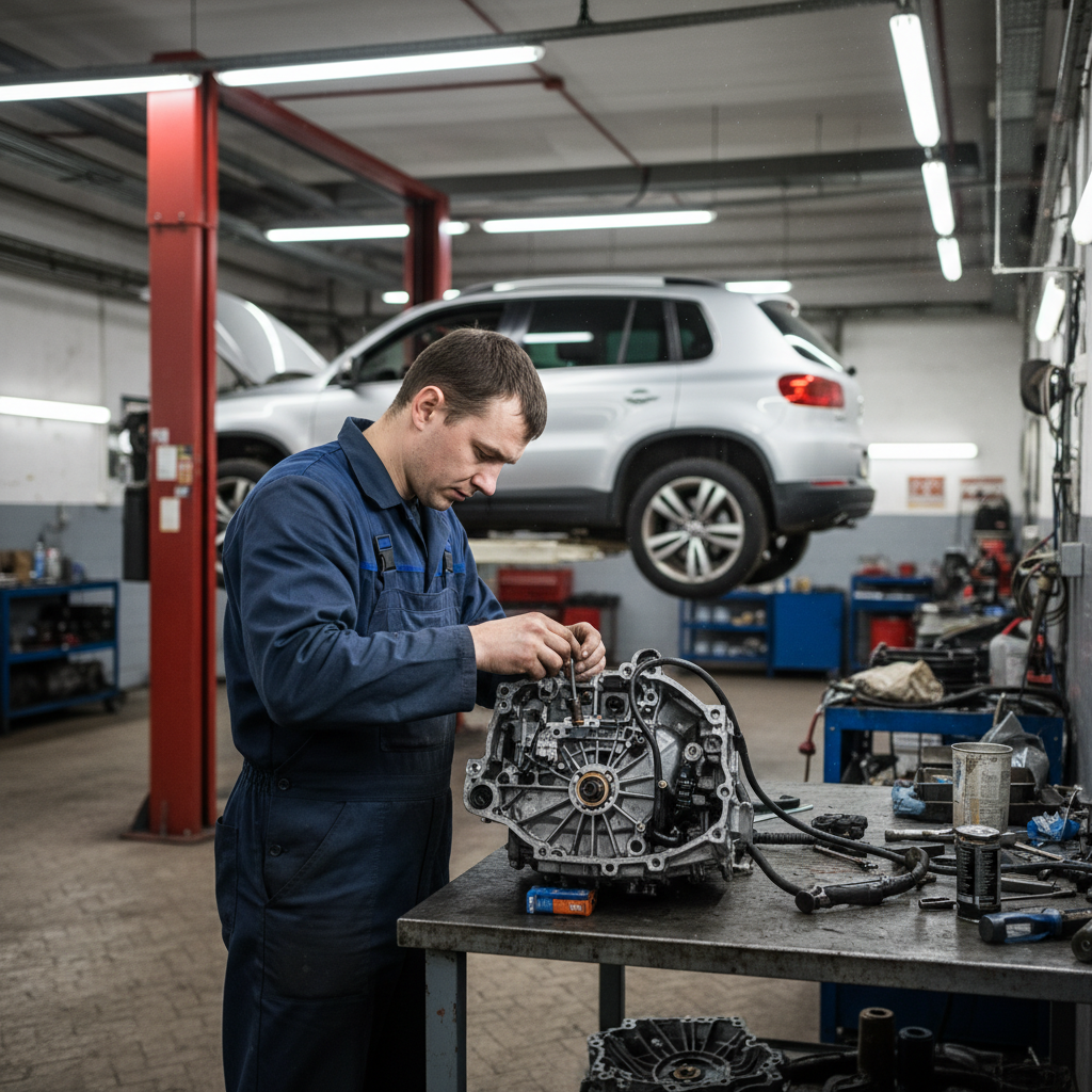 Замена цепи ГРМ VW TSI